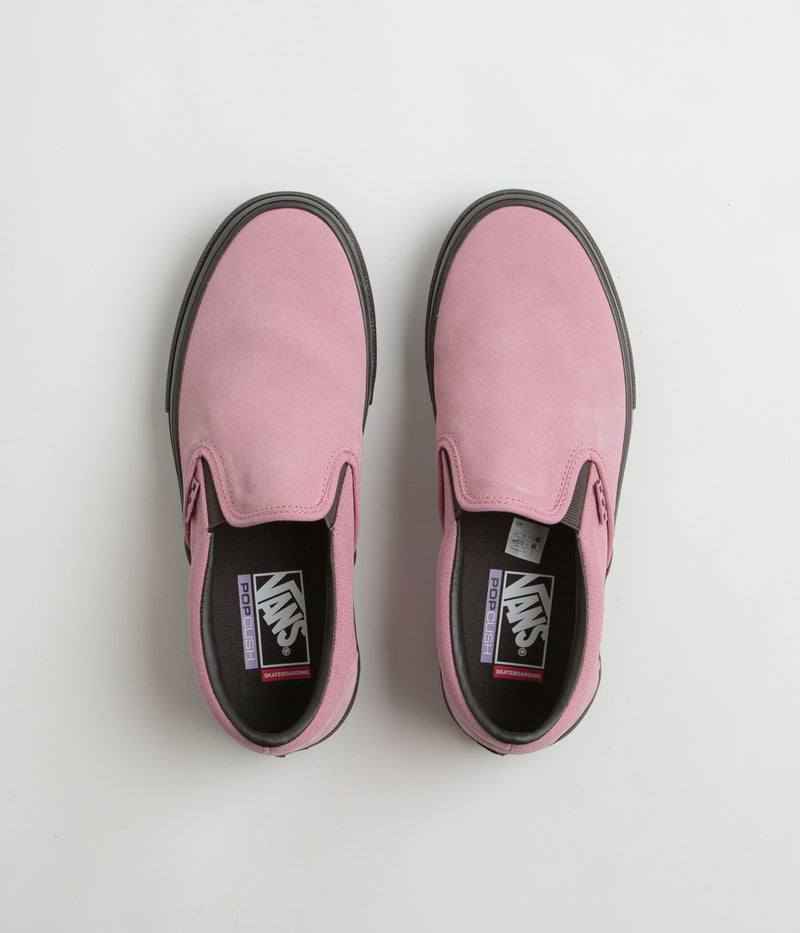Vans Skate Slip-On Shoes in Pink and Black