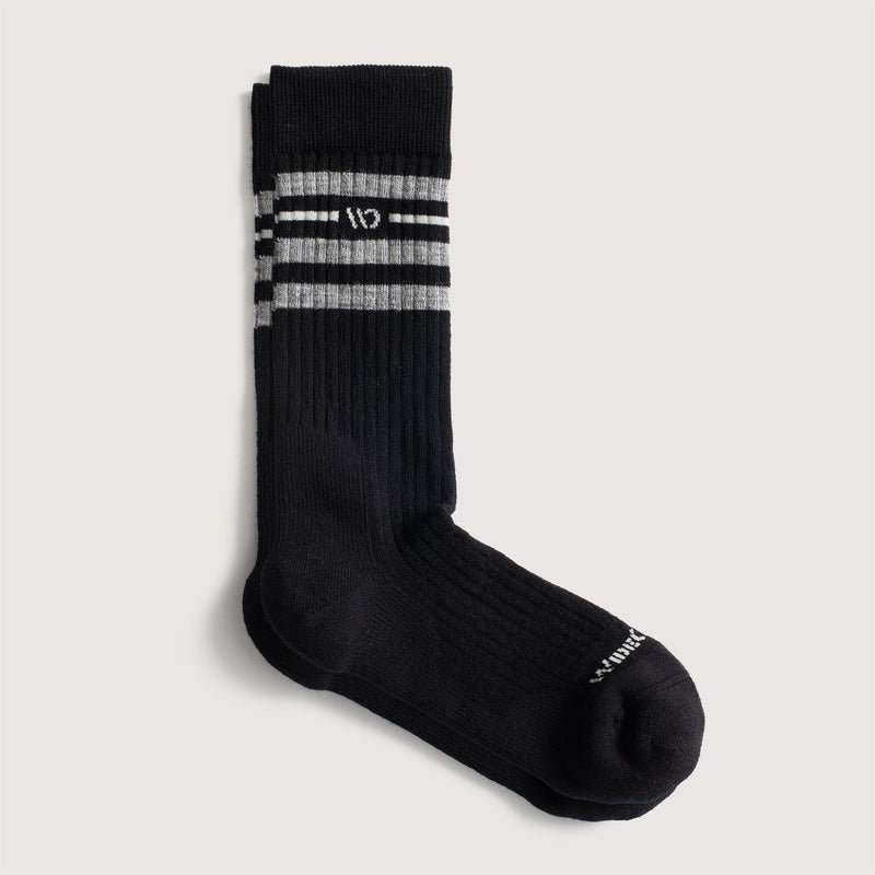 Vintage Stripe Cushioned Crew Socks - Image 4