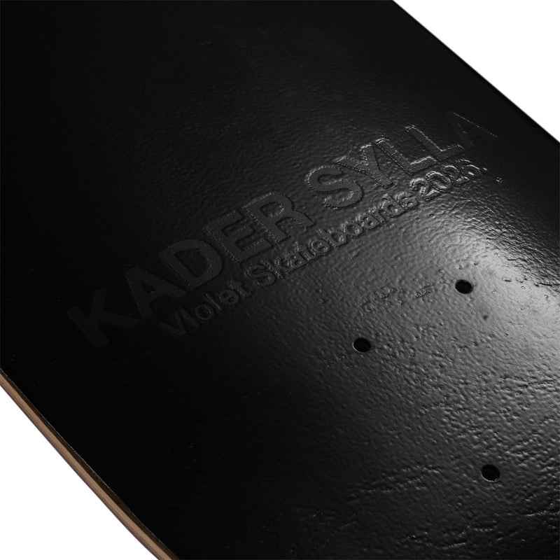 Violet Leather Pattern Kader Sylla Skateboard Complete - 8.38"