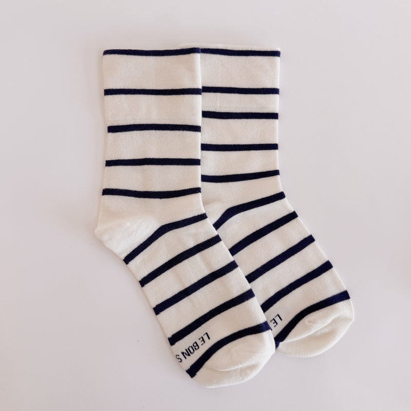 Wally Socks in Breton Stripe