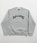 Welcome Barb Applique Crewneck Sweatshirt in Heather