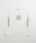 Welcome Chasm Long Sleeve T-Shirt in White