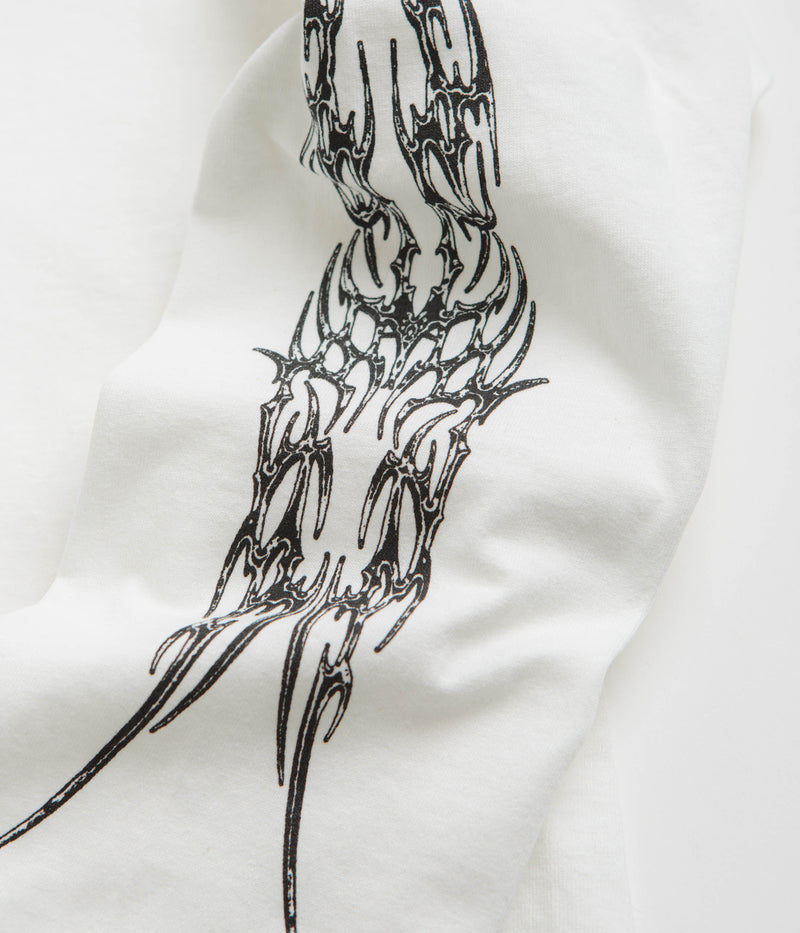 Welcome Chasm Long Sleeve T-Shirt in White
