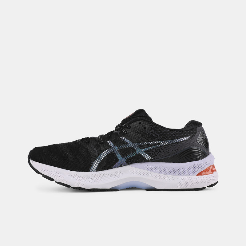 Side medial view of Women's Asics Gel-Nimbus Running Shoes.