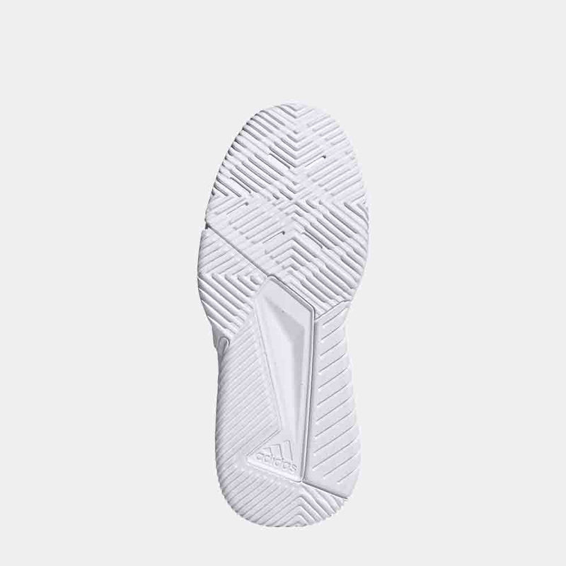 Bottom view of the Women's Adidas Court Team Bounce Volleyball Shoes.