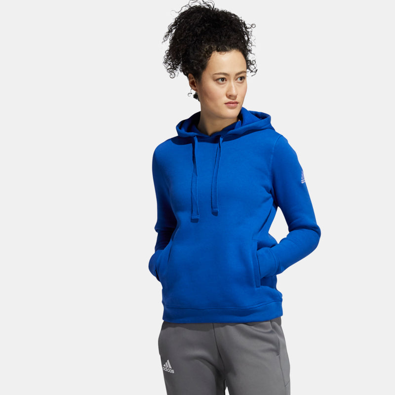 Women's Adidas Fleece Hoodie - Royal/White - SV SPORTS