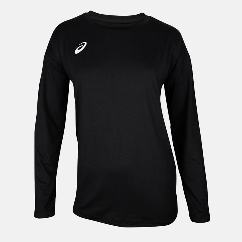Front view of the Asics Women's Warm Up Long Sleeve Top.