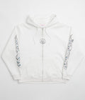 Yardsale Bullseye Full Zip Hoodie in Off White