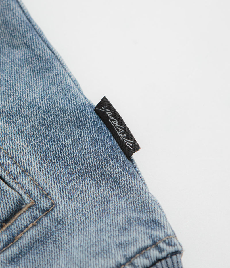 Yardsale Denim Full Zip Hoodie in Blue