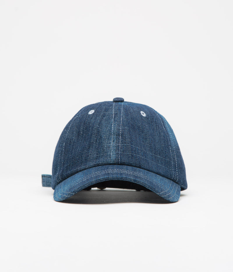 Yardsale Faded Slub Denim Cap in Blue