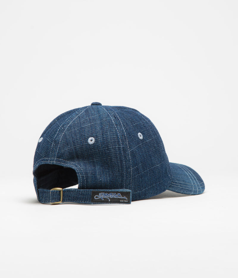 Yardsale Faded Slub Denim Cap in Blue