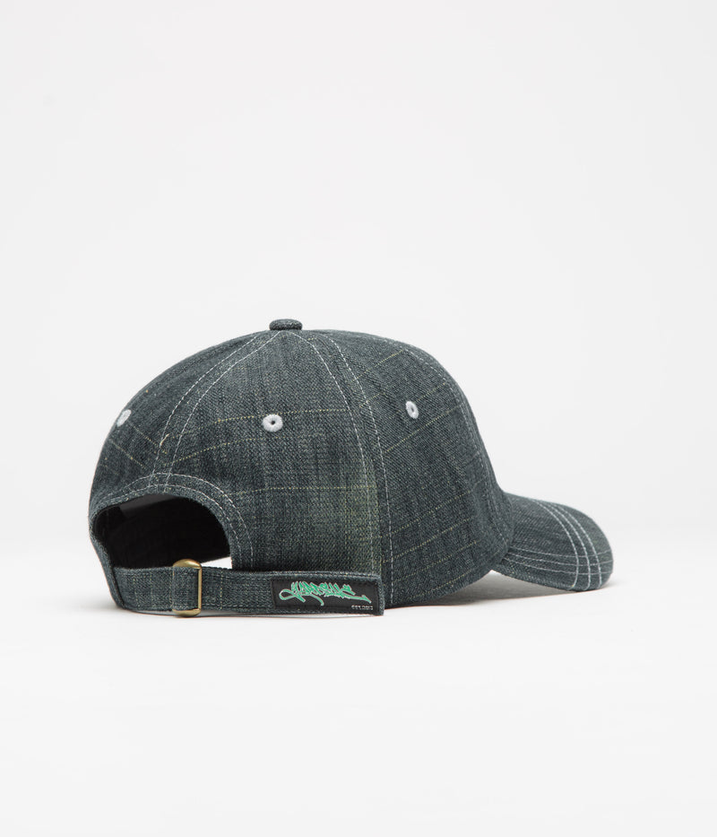 Yardsale Faded Slub Denim Cap in Dark Blue