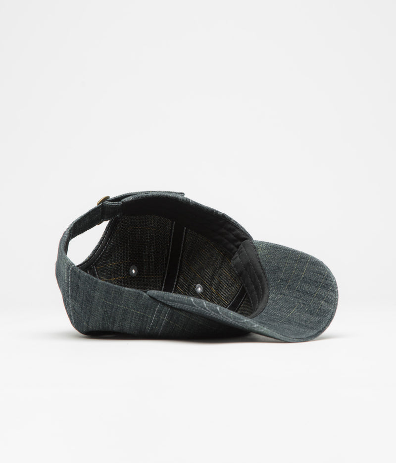 Yardsale Faded Slub Denim Cap in Dark Blue