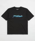 Yardsale Script Spray T-Shirt in Black