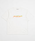 Yardsale Script Spray T-Shirt in White