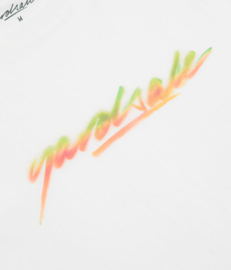 Yardsale Script Spray T-Shirt in White