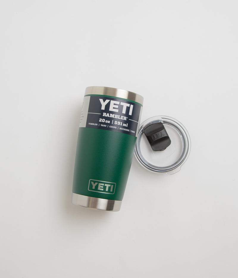 Yeti Rambler 20 Oz Tumbler in Black Forest Green