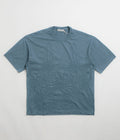 YMC Sunflower Triple T-Shirt in Blue Steel