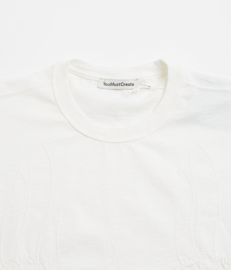 YMC Sunflower Triple T-Shirt in White