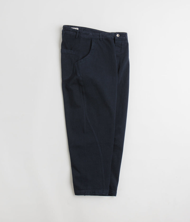 YMC Twisted Seam Trousers in Navy