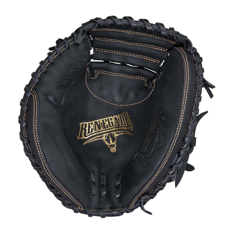 Front palm view of Rawlings Renegade Series 31.5" Catchers Mitt.